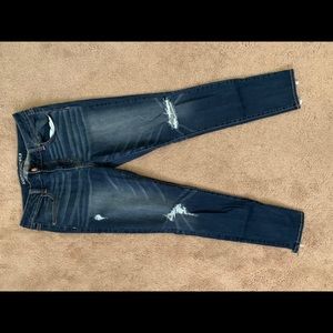 Medium wash jeggings
